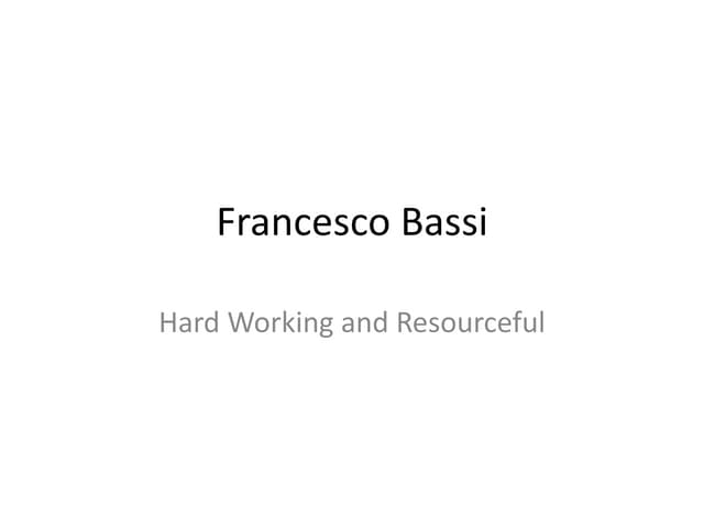 Online resume