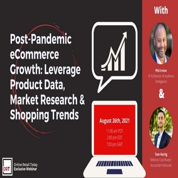 Post-Pandemic eCommerce Growth: Leverage Product Data, Market Research & Shop...