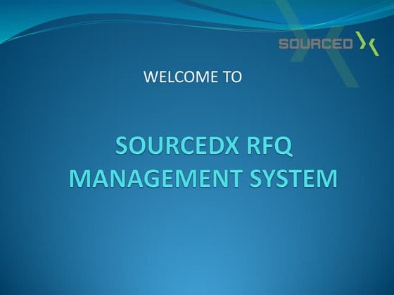 RFQs for Manufacturing Company | PPTX | Cloud Computing | Internet