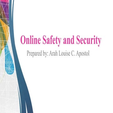 Online Safety and Security 