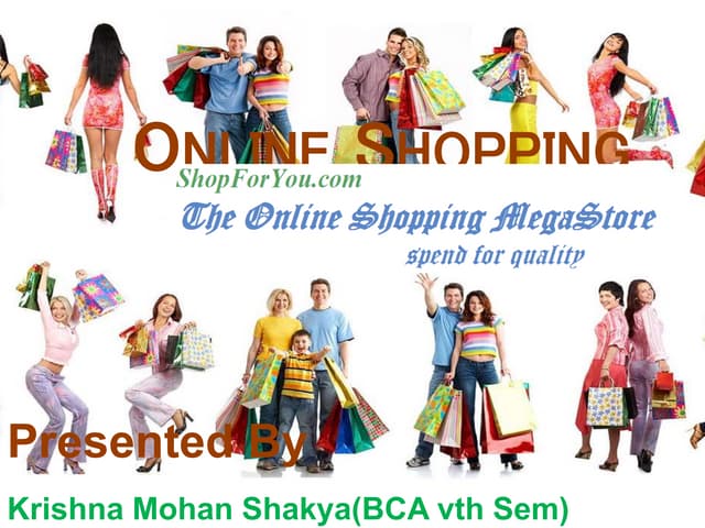 Online Shopping Full Project Presentation (20 slides)