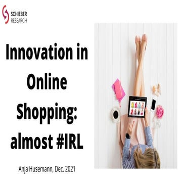 Online shopping innovation, Dec. 2021