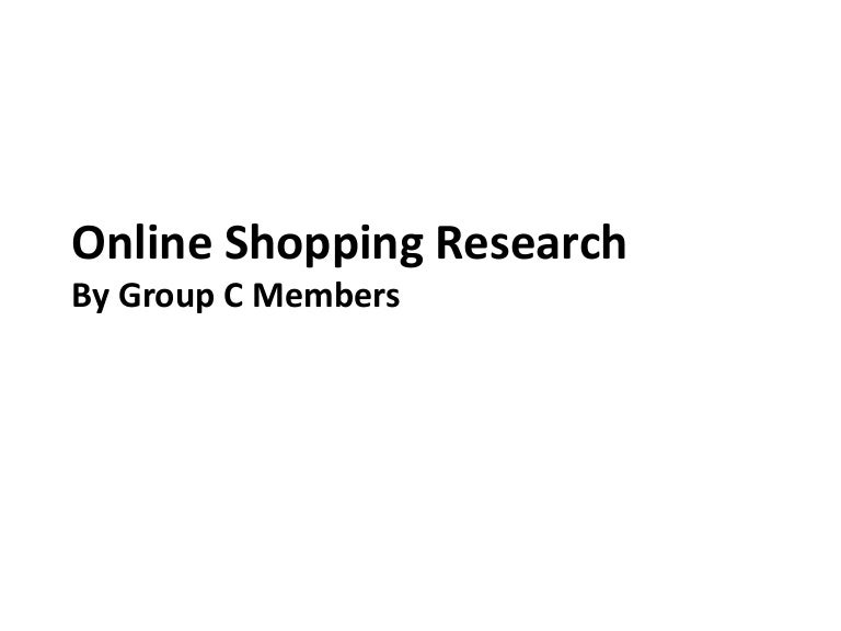 Online shopping research