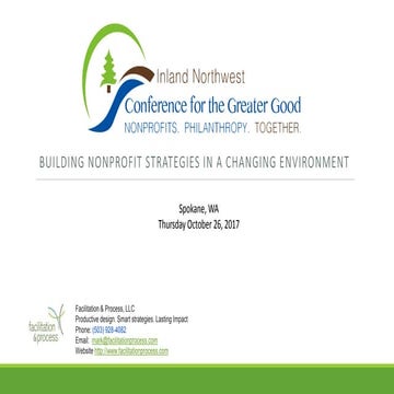 Breakout session - Strategic Planning & Developmental Stages