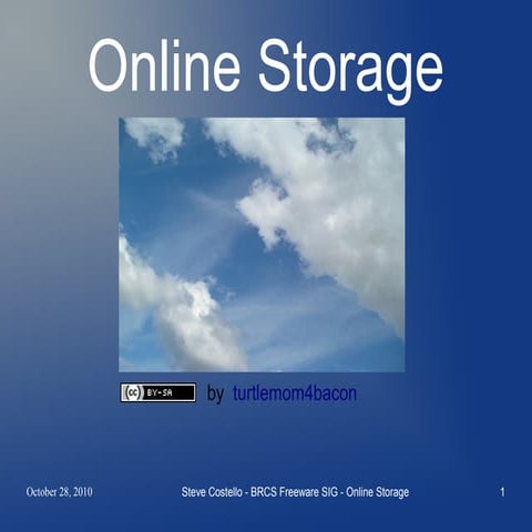 Online Storage