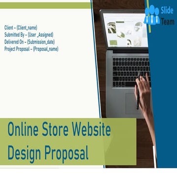 Online Store Website Design Proposal PowerPoint Presentation Slides
