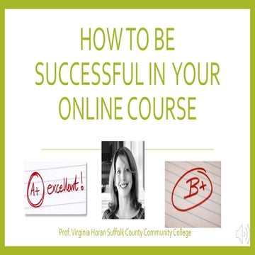 Success in Online Courses