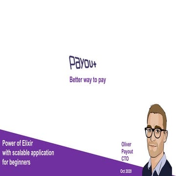 Online Talk - Elixir and Phoenix UNIZA OCT 2020