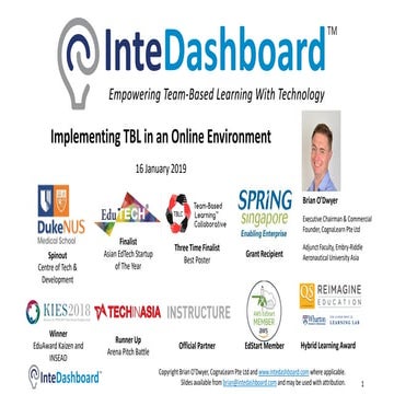 Online Team-Based Learning Workshop