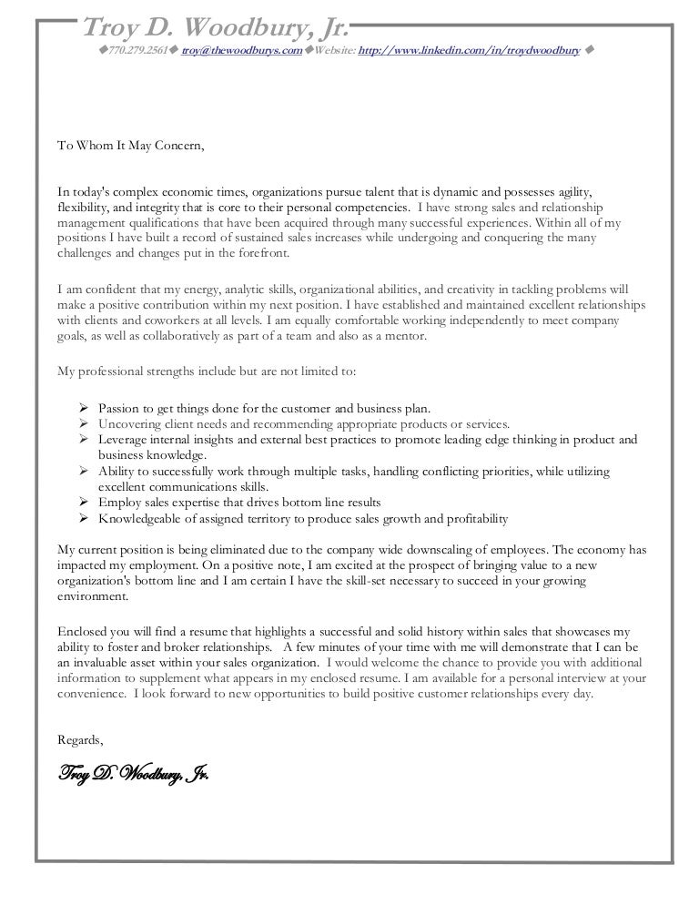 Cover Letter Resume