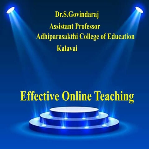 Online teaching