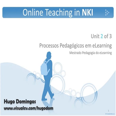 Online Teaching on NKI