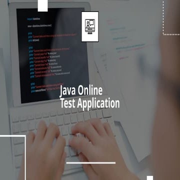 ONLINE QUIZ TEST APPLICATION USING JAVA LANGUAGE | PPT