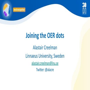 Joining the OER dots