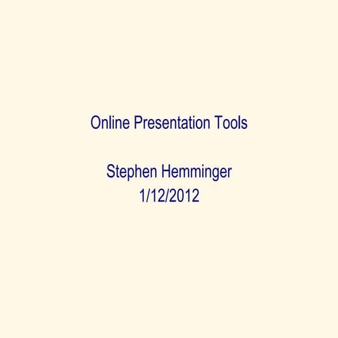 Online tools