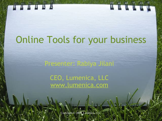 Online Tools For The Smart Business Owner