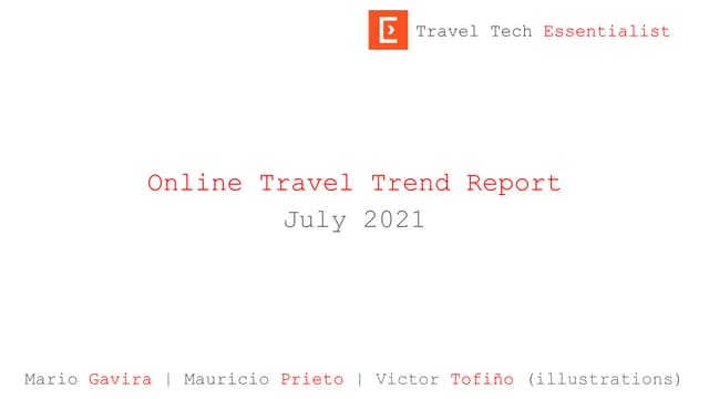 Online Travel Trends Report 2021 (updated)