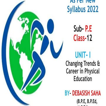 CBSE/Class-11/Subject- Physical Education (048)/Unit I Changing Trends & Care...
