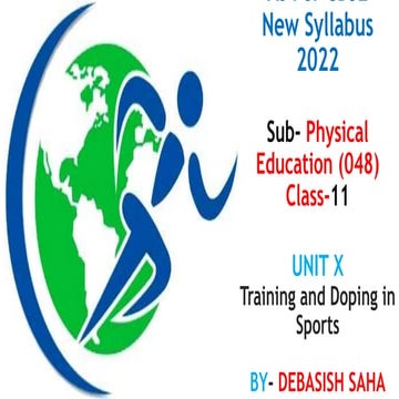 CBSE/Class-11/Subject- Physical Education (048)/Unit X Training and Doping in...