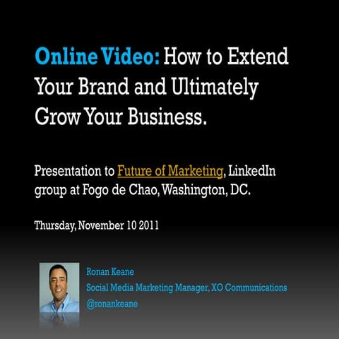 Video Marketing Presentation | PPTX
