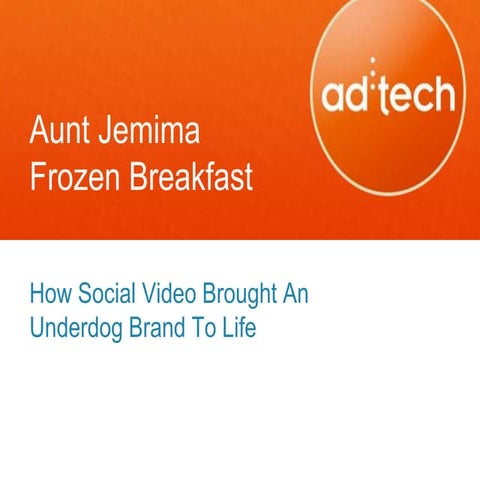 adtech SF 2012 Online video case studies by Mitchell Reichgut