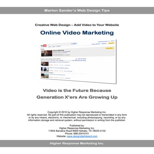 Online Video Marketing