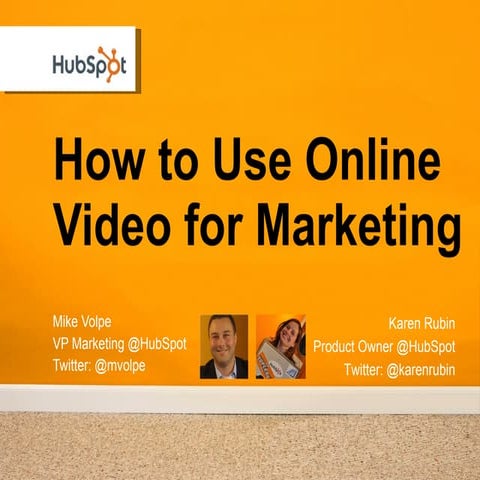How to Use Online Video for Marketing