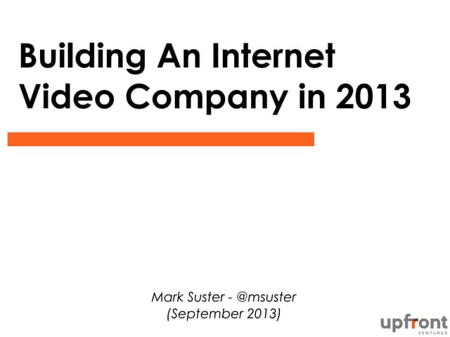 Online video market sept 2013