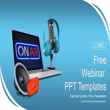 Online Webinar Powerpoint Templates Pptx