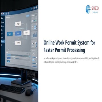 Online Work Permit System for Faster Permit Processing | PPTX
