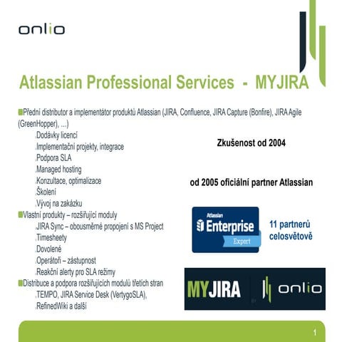 Onlio - partner Atlassian