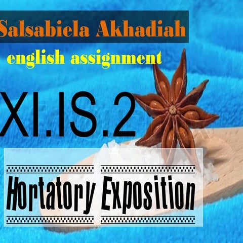 Hortatory Exposition PowerPoint
