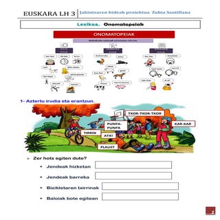 Onomatopeiak   ariketak