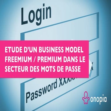 Onopia - Business Model de Dashlane