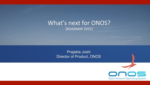 Onos summit  roadmap dec 9