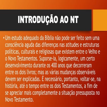 O NOVO TESTAMENTO | PPTX