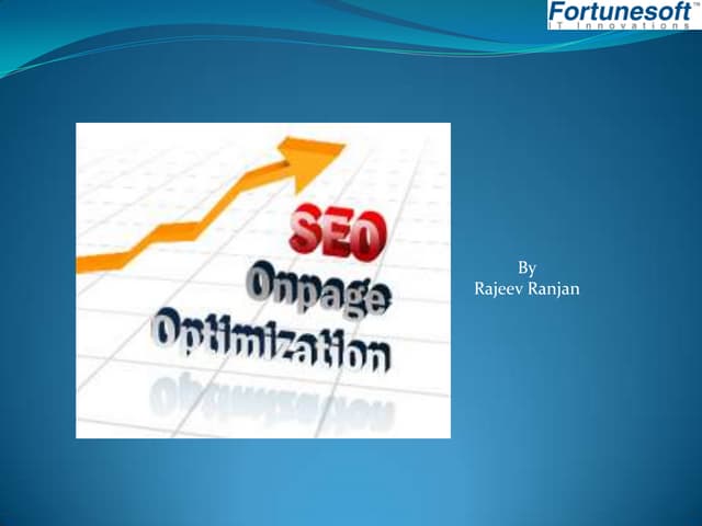 On page optimization