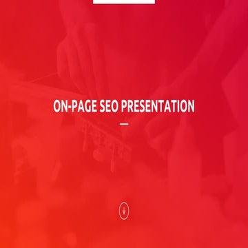 On page seo ppt_presentation