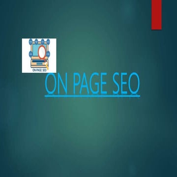 On page seo