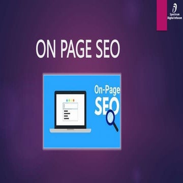 ON PAGE SEO