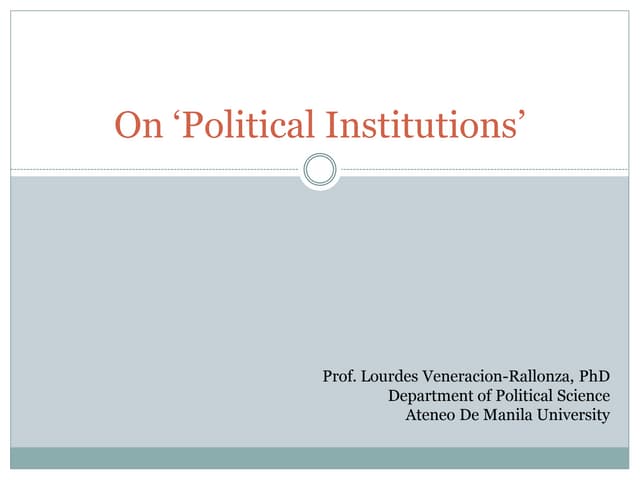 political-institutions