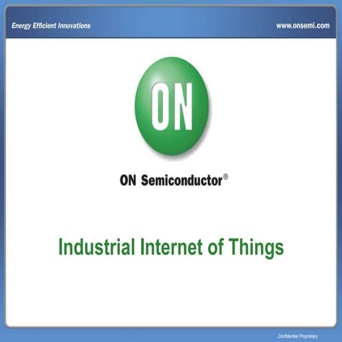 The Industrial Internet of Things