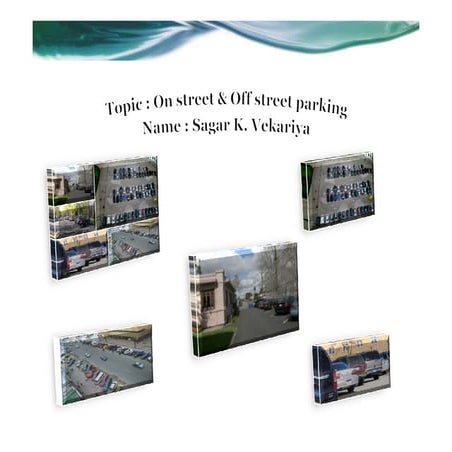 On street and off street parking