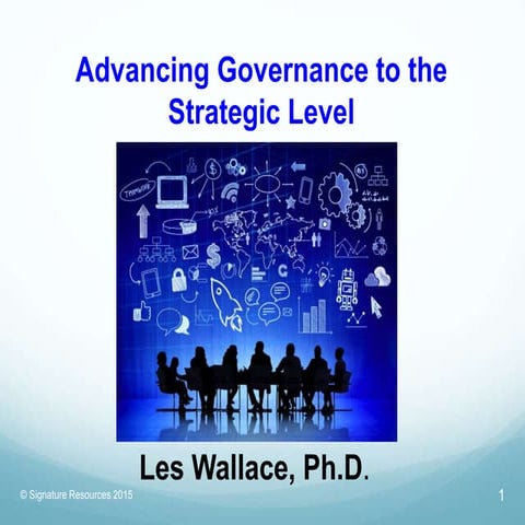 Taking Hospital Governance to the Strategic Level