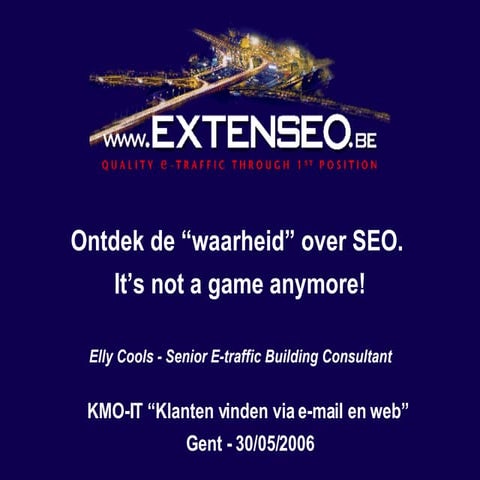 Ontdek de waarheid over SEO