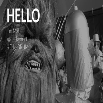 Adapting to Responsive Design - On The Edge Conference #edgebrum