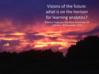 On the horizon for learning analytics