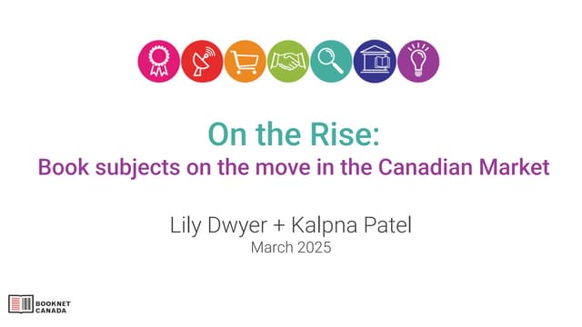 On the rise: Book subjects on the move in the Canadian market - Tech Forum 2025