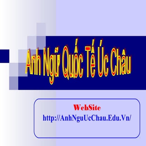 Ôn Thi Bằng B Tiếng Anh - Chứng Chỉ Quốc Gia Trung Tâm Anh Ngữ Quốc Tế Úc Châu