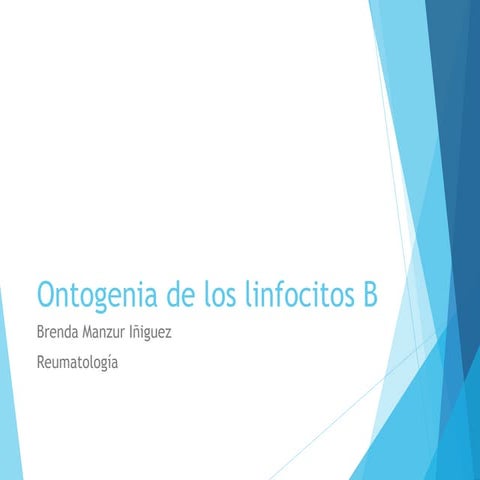 Ontogenia linfocitaria